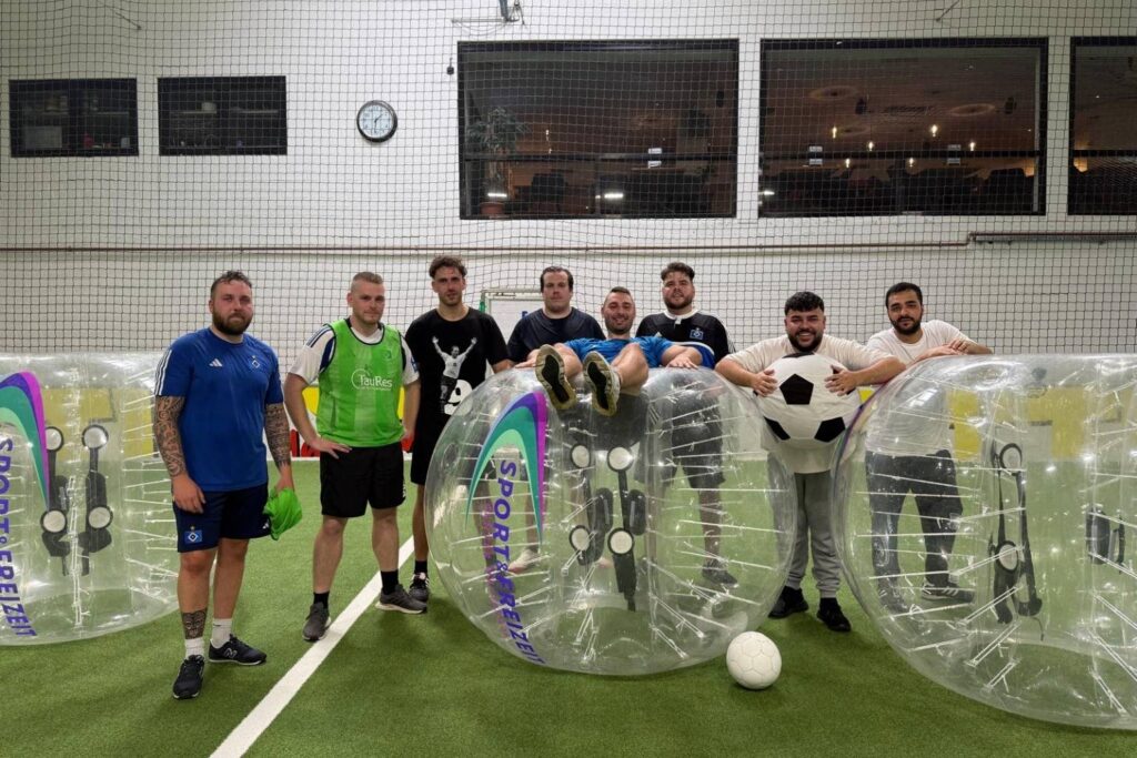 Bubble Soccer als aktives Teamevent in Kiel